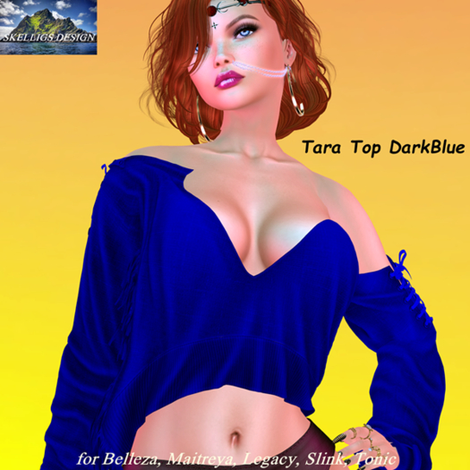 Skelligs Tara dark blue top