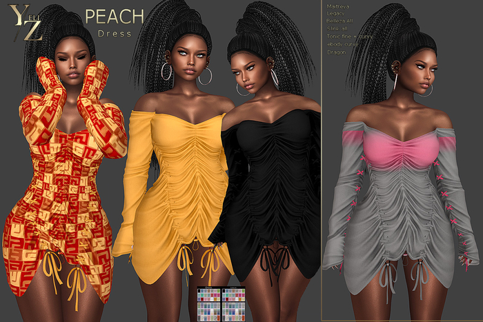 >> UnPack HUD << YELIZ MESH "Peach" - DEMO