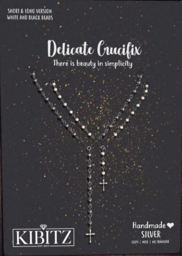 Kibitz - Delicate crucifix - copper