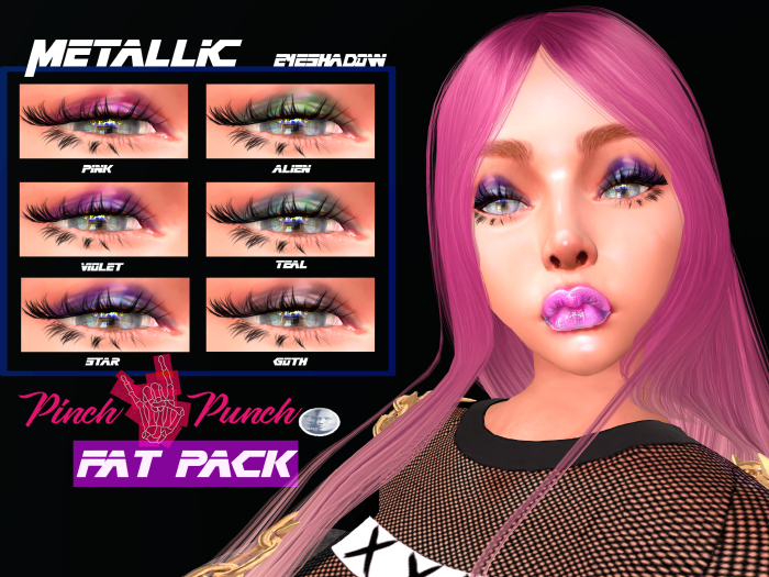 ::PinchPunch:: Metal eyeshadow:: Violet