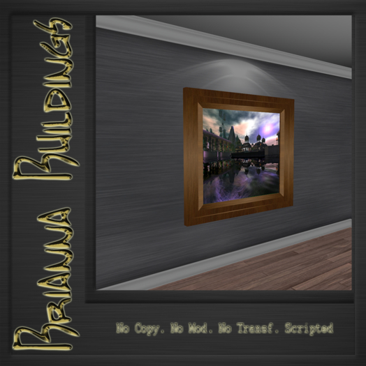 [BB] Mesh Wood Picture Frame