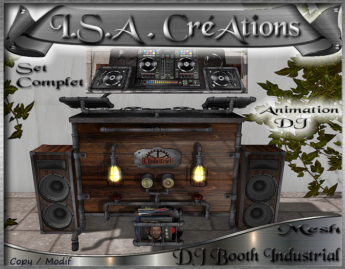 DJ Booth Industrial * Mesh * BOX