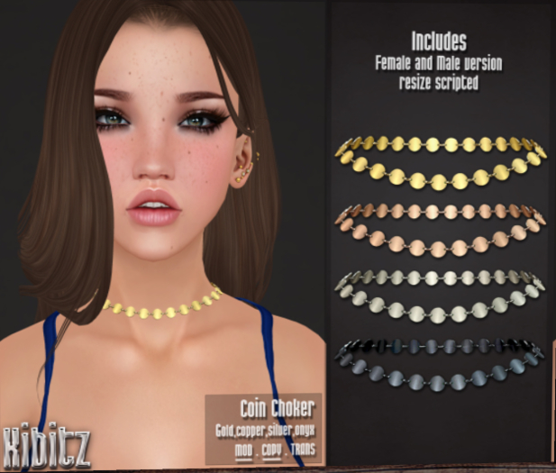 Kibitz - Coin choker - onyx