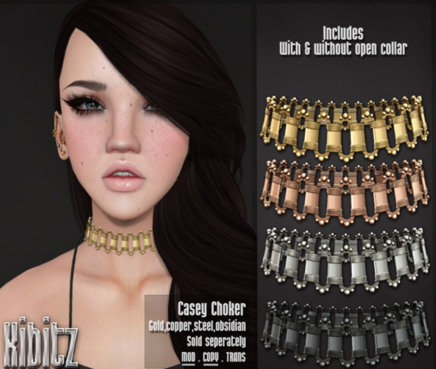 Kibitz - Casey choker - copper