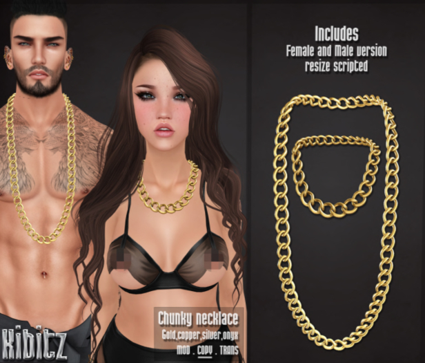 Kibitz - Chunky Necklace - silver