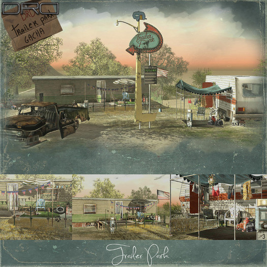 1 -DRD- Trailer Park - Large Trailer - RARE