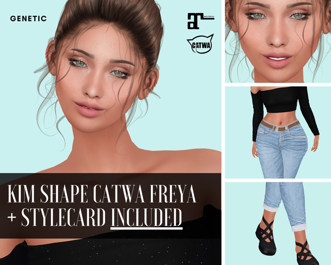 [GENETIC] KIM SHAPE [CATWA] FREYA