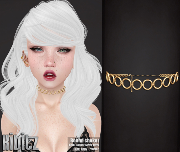 Kibitz - Round choker - copper