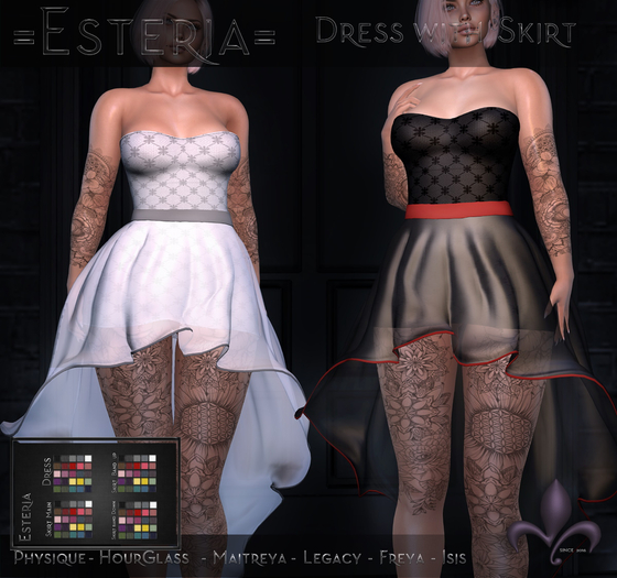!OA-MEO!=Esteria= Dress w. Skirt [HUD] WearMe