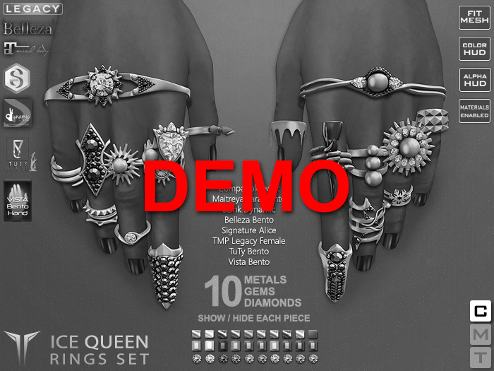**RE** Ice Queen Rings - DEMO
