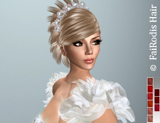 Second Life Marketplace - FaiRodis Anastasia hair light reds with pearl ...