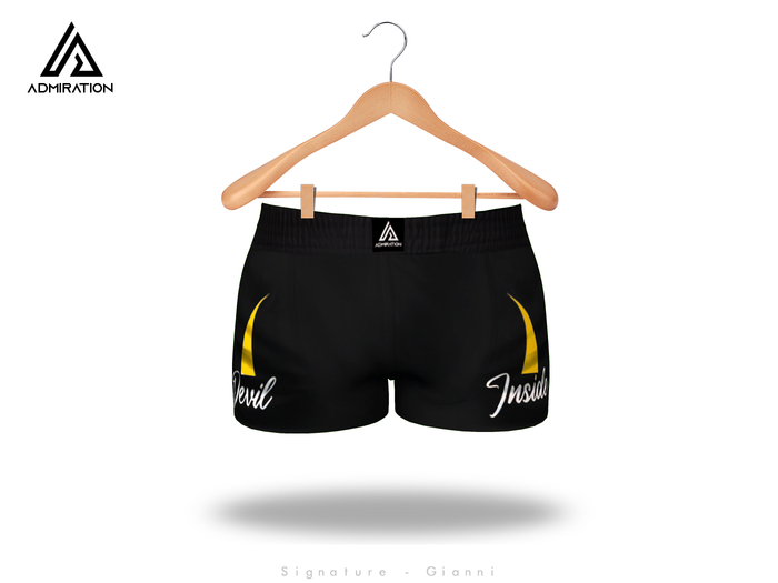 Admiration - Devil Inside Boxers Black Signature Gianni