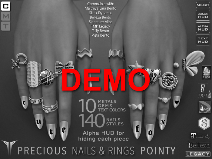 **RE** {DEMO} Precious Nails & Rings - Pointy 2.0 BOX