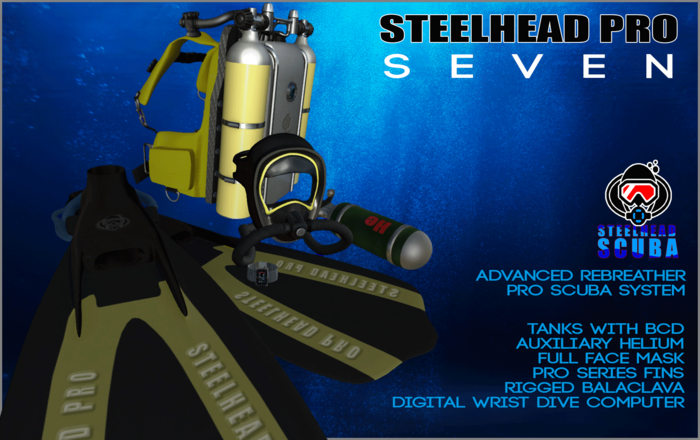 Steelhead Pro Scuba Seven - Yellow