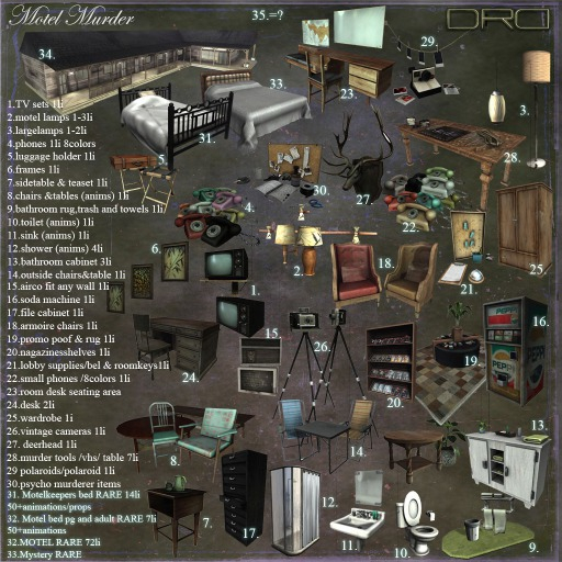 34 -DRD- Motel - Murder Motel RARE