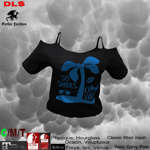 Cut-out Shoulder Teeshirt 50 shades boxed