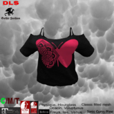 Cut-out Shoulder Teeshirt Butterfly boxed