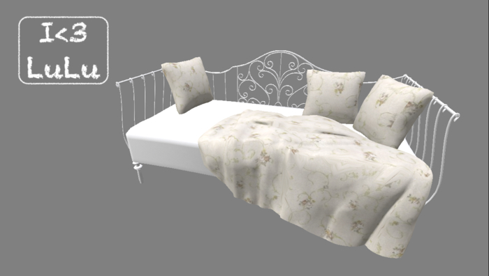 I<3LuLu  Iron bed