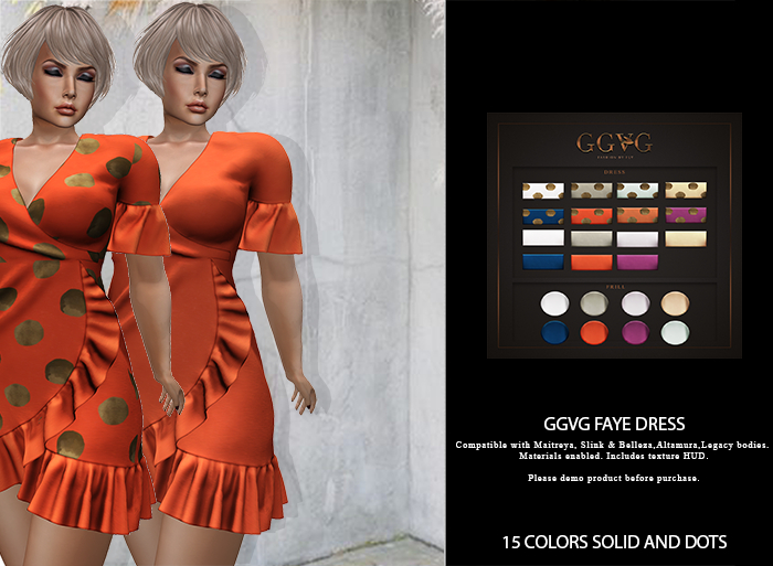 GGVG FAYE DRESS 15 COLORS