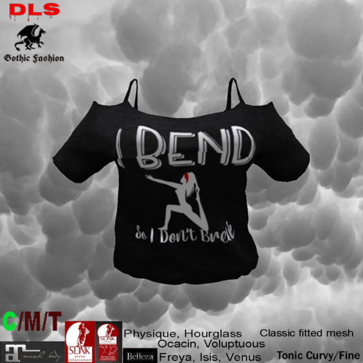 Cut-out Shoulder Teeshirt I Bend boxed