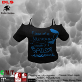 Cut-out Shoulder Teeshirt Mermaid Sailor boxed
