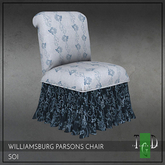 ~The Green Door~ Williamsburg Parsons Chair - SOI