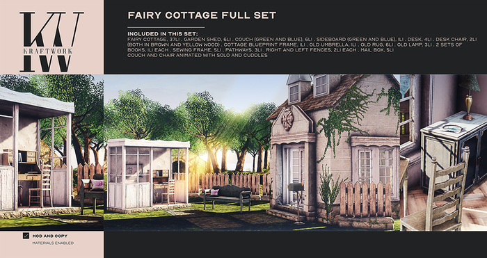 KraftWork Fairy Cottage FULL SET