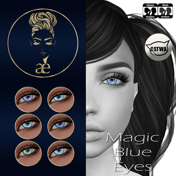 Second Life Marketplace - [AE]Magic Blue Eyes Catwa unpack me