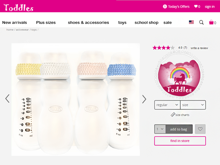 {Toddles} Diamond Bottles (Fatpack)