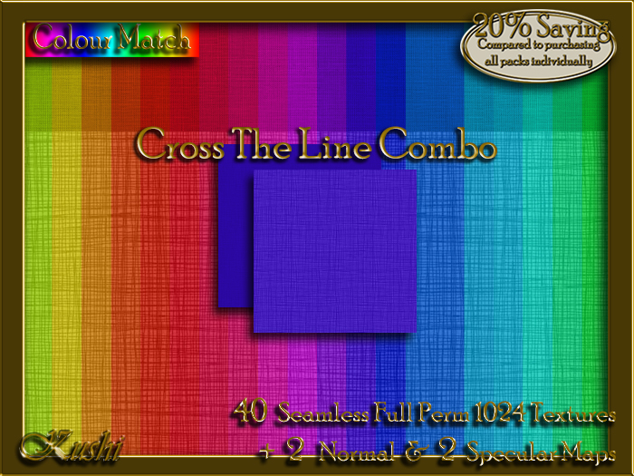 !Kushi! CrossTheLineCOMBO Textures -WearToUnpack