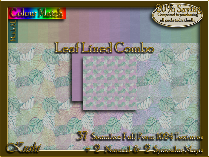 !Kushi! LeafLinedCOMBO Textures -WearToUnpack