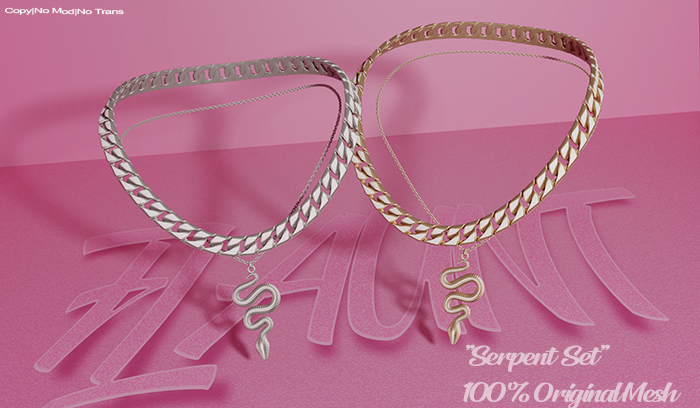 FLAUNT / Serpent Set - Rose