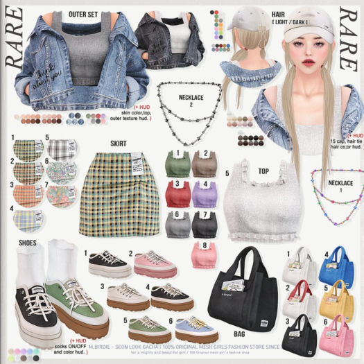 `M.BIRDIE / MeiMei look. BAG6