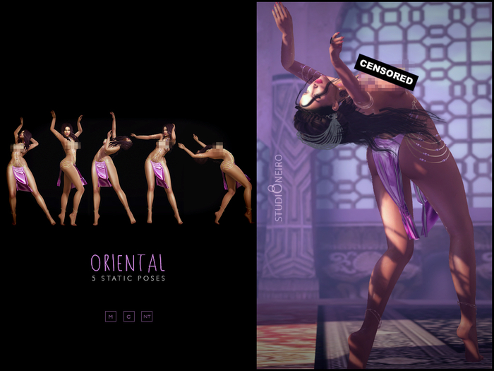 :studiOneiro: Oriental set /poses/ 