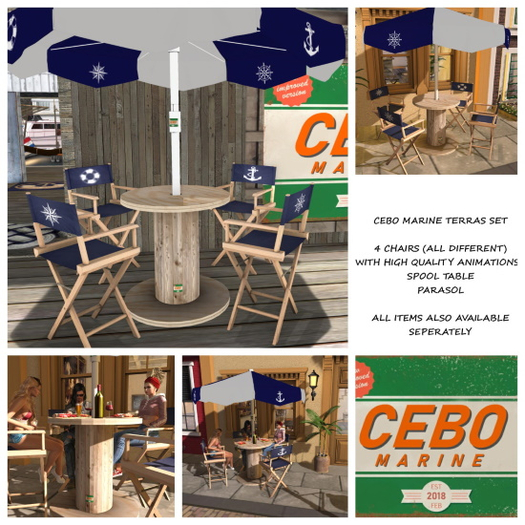 CEBO MARINE  TERRAS SET