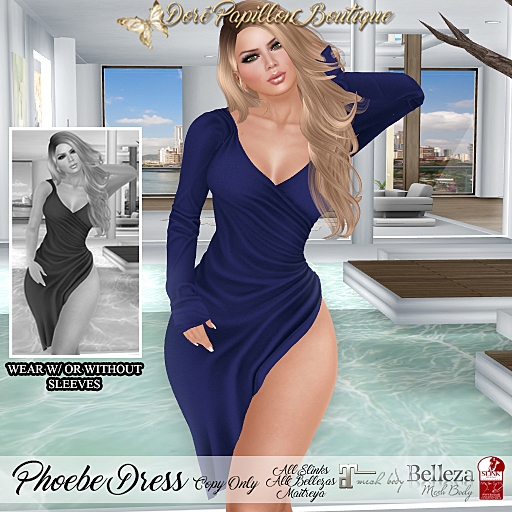 DPB Phoebe Dress - Purple  *Maitreya, Slinks & Bellezas* 