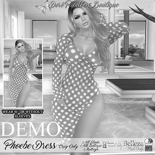 DPB Phoebe Dress - DEMO  *Maitreya, Slinks & Bellezas* 