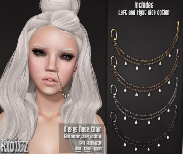 Kibitz - Alexys nose chain - copper