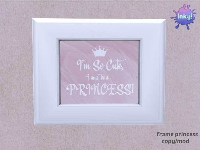 Inky! frame princess