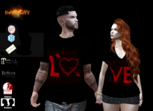 *INT* -  LOVE MAN AND GIRL -  T-Shirt VALENTINE'S DAY