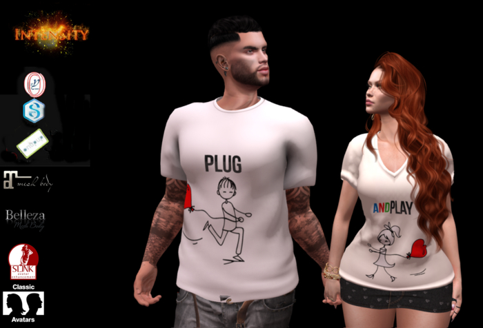 *INT* - PLUG T-Shirt -MAN VALENTINE'S DAY