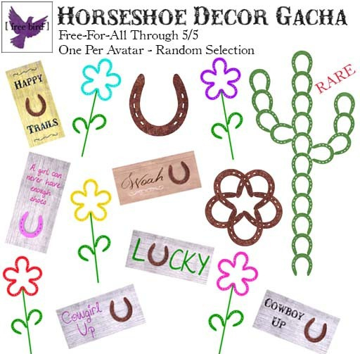 [ free bird ] Horseshoe Decor - Cactus RARE