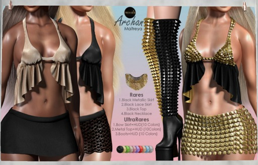 *PROMAGIC* Archan-LaceSkirt-Green