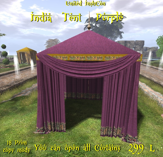 *UI* India Tent Purple v