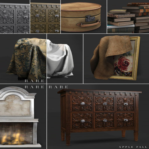 AF Slipcover Chair (Tapestry) RARE