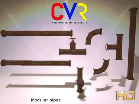 Second Life Marketplace - Modular pipes box