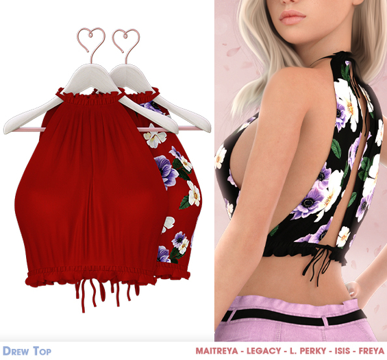 SALE!! .Safira. Drew Top Red