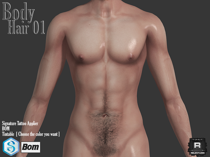 RELENTLESS Body Hair 01 [Signature / BOM] 