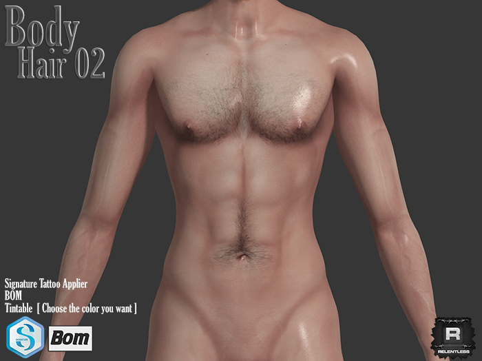 RELENTLESS Body Hair 02 [Signature / BOM] ADD