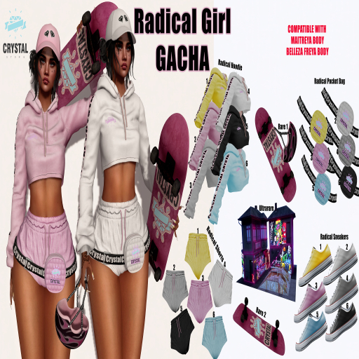 .::Crystal ::. Radical Skate // 1 RARE